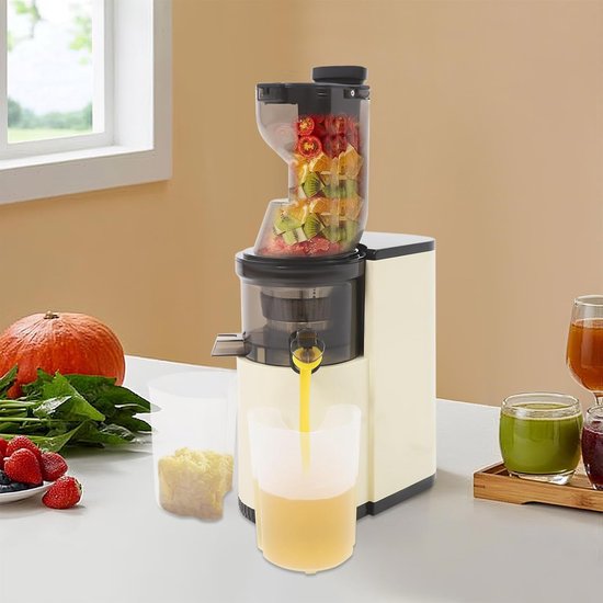 Slowjuicer 800 W met omgekeerde functie en grote vulopening — afbeelding 2