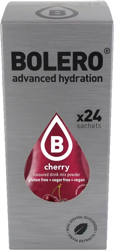 Sirops Bolero - Cherry Cerise - 24 x 9 grammes