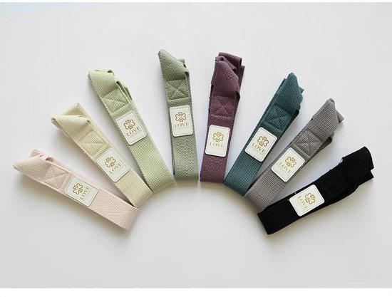 Draagriem voor Yogamat │ Katoen │ Precious Pink van Merkloos — afbeelding 4