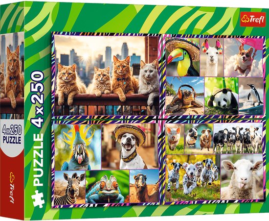Trefl 13313, 250 stuk(s), Dieren, 7 jaar