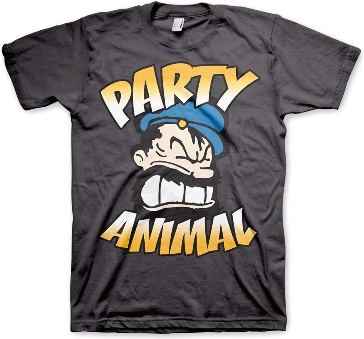 Popeye Brutos Party Animal T-shirt donkergrijs