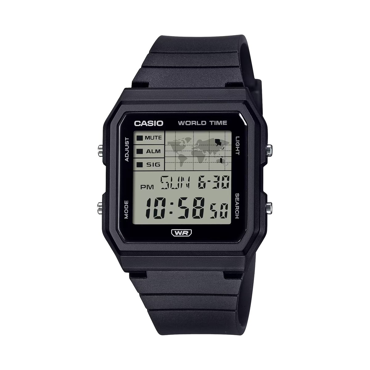 Casio Casio Collection LF-30W-1AEF Horloge - Kunststof - Zwart - Ø 35.5 mm