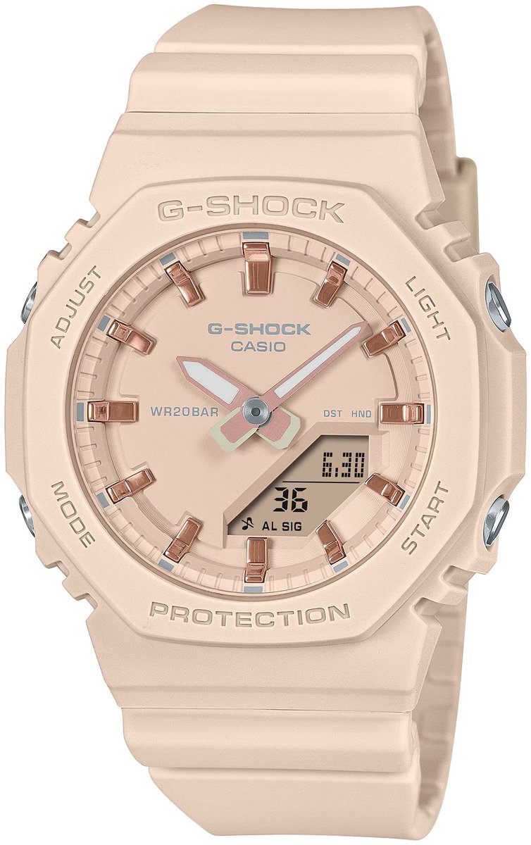 Casio G-Shock GMA-P2100M-4AER Horloge - Kunststof - Crème - Ø 40 mm