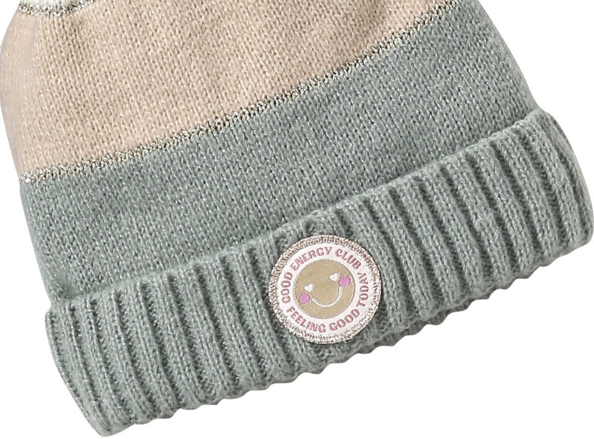 Vertbaudet Meisjesmuts + snood + wanten/handschoenen in colorblock voor meisjes