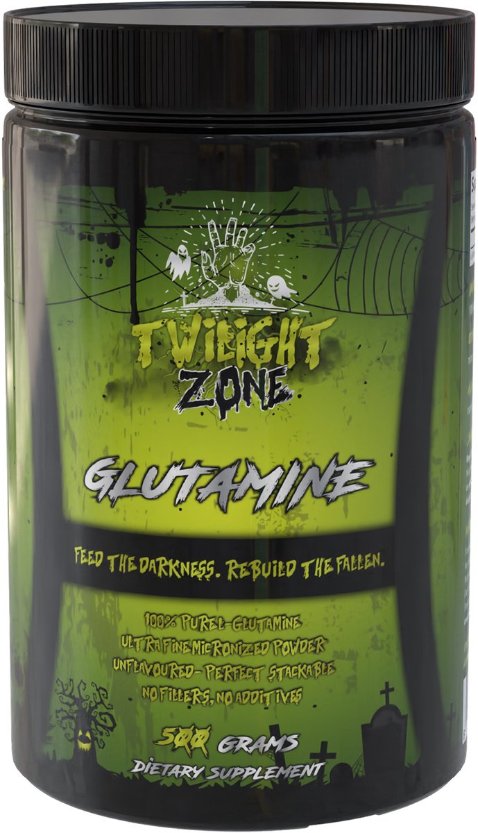 TwilightZone Nutrition L-Glutamine – 500g – 100 Servings – Micronized – Glutamine Poeder – Nutriworld