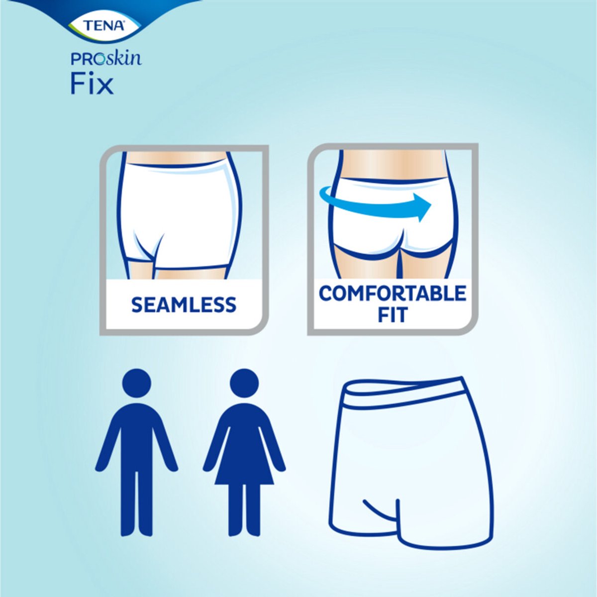 TENA Proskin Fix Fixation Pants 4XL - 3 x 5 stuks - Voordeelverpakking