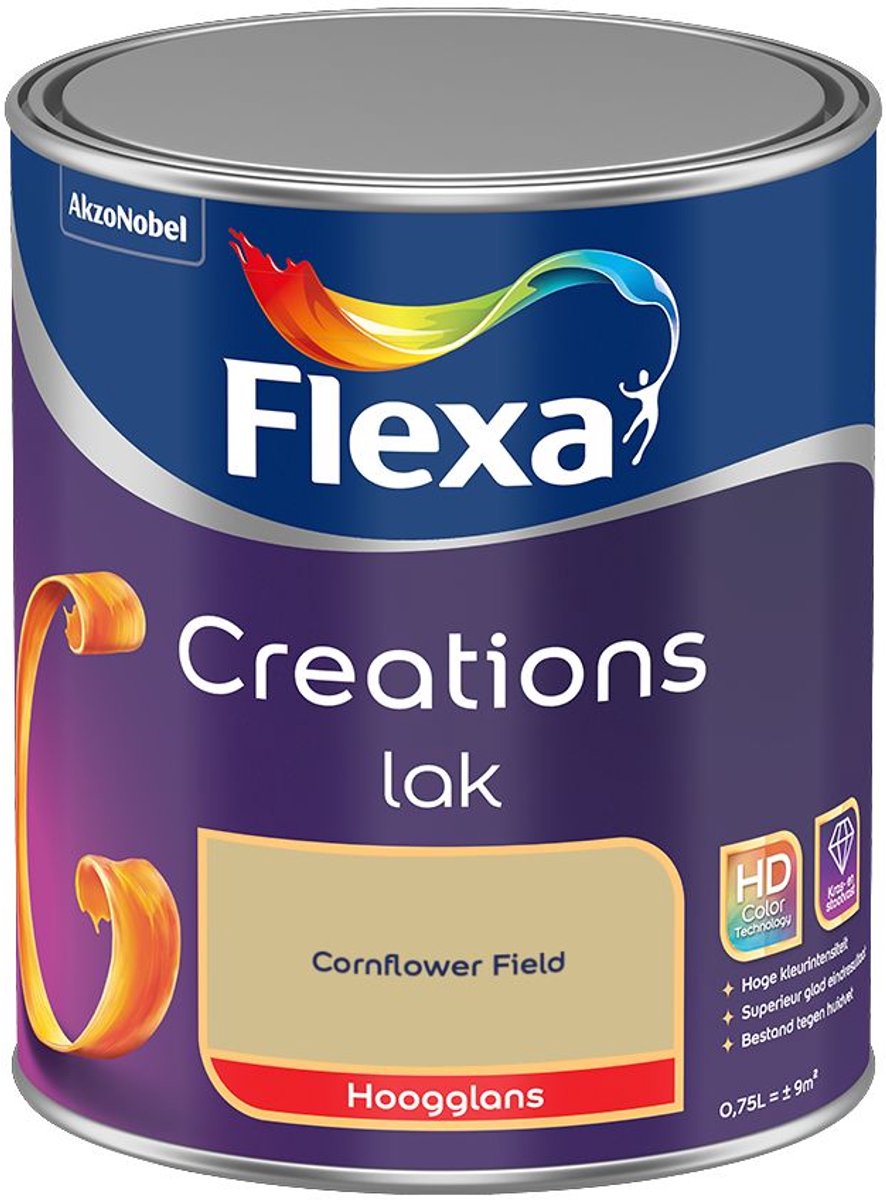 Flexa - Creations Lak Hoogglans - Cornflower Field - Creations - Mengverf - 0.75 L