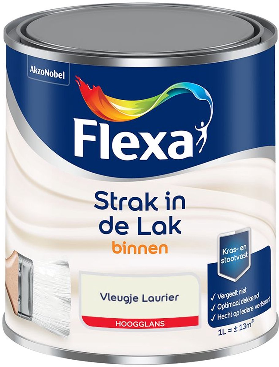 Flexa - Strak in de Lak Binnenlak Hoogglans - Vleugje Laurier - Mengverf - 1 L