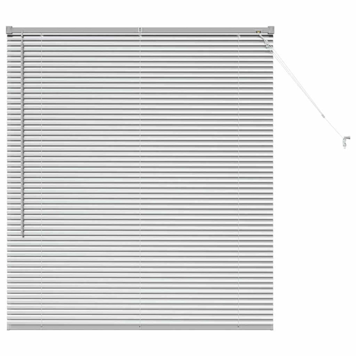 vidaXL - Venetiaanse - Jaloezieën - Zilver - 130 - x - 120 - cm - Aluminium