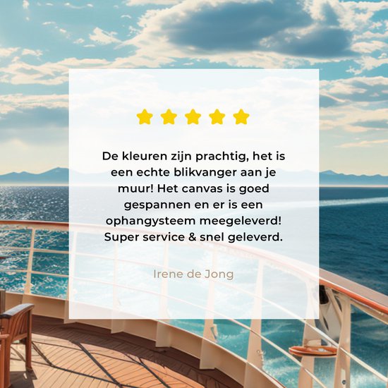 Tableau sur toile Bateau - Water - Mer - Navigation - Montagnes - Soleil - Maritime - 180x120 cm - Décoration murale XXL