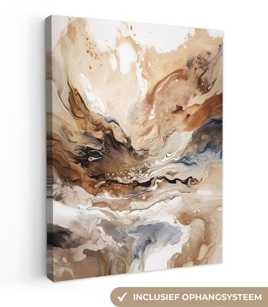 Inner Circle No1 Canvas print - Neutrale geometrische vormen