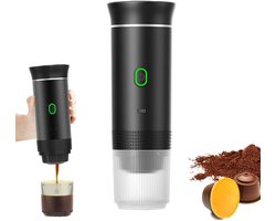 Draagbare espressomachine - 3-in-1 koffiezetapparaat voor eenmalige capsules, compact en snel