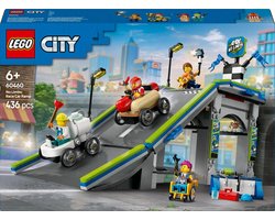 foto van LEGO City Snelle schans voor raceauto's zeepkistenset - 60460