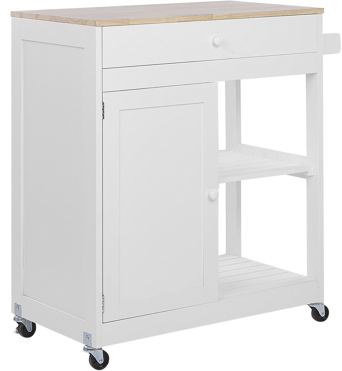 Beliani TRAPANI - Keukentrolley-wit-MDF