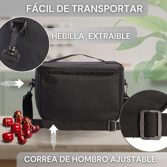 Kleine Koeltas voor Levensmiddelen - Ideale Lunchbox en Werktas — afbeelding 5