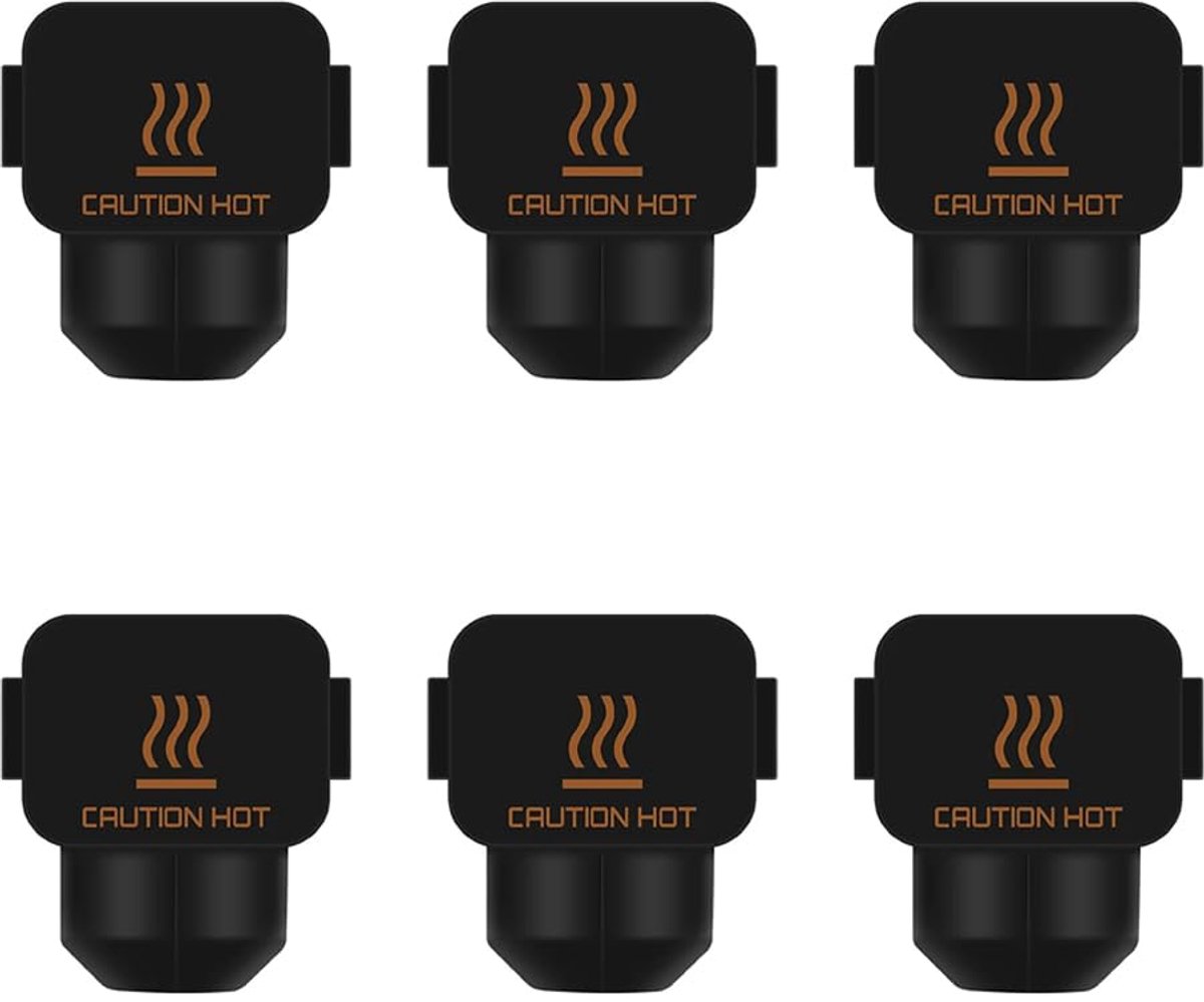 Image of 6PCS Silicone Cover - Hoge Temperatuur - Voor Bambu Lab A1/A1 Mini 3D Printer Accessoires