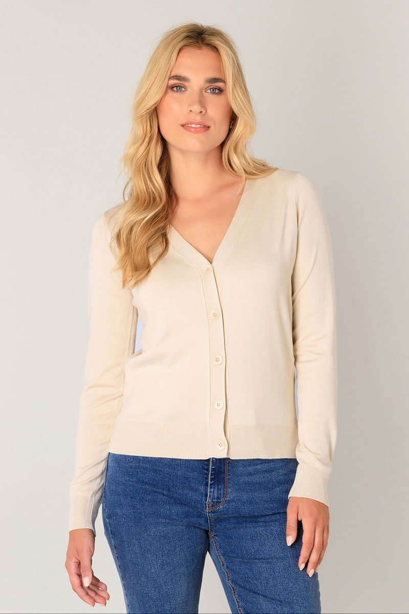 BASE LEVEL Yvon Vest - Light Beige - maat 46