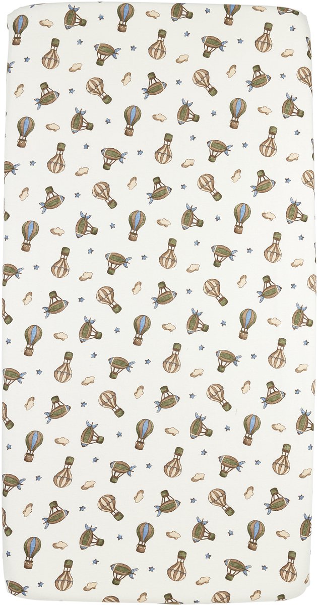 Meyco Baby Air Balloons Hoeslaken Ledikant - Multicolour - 60x120cm – foto 7