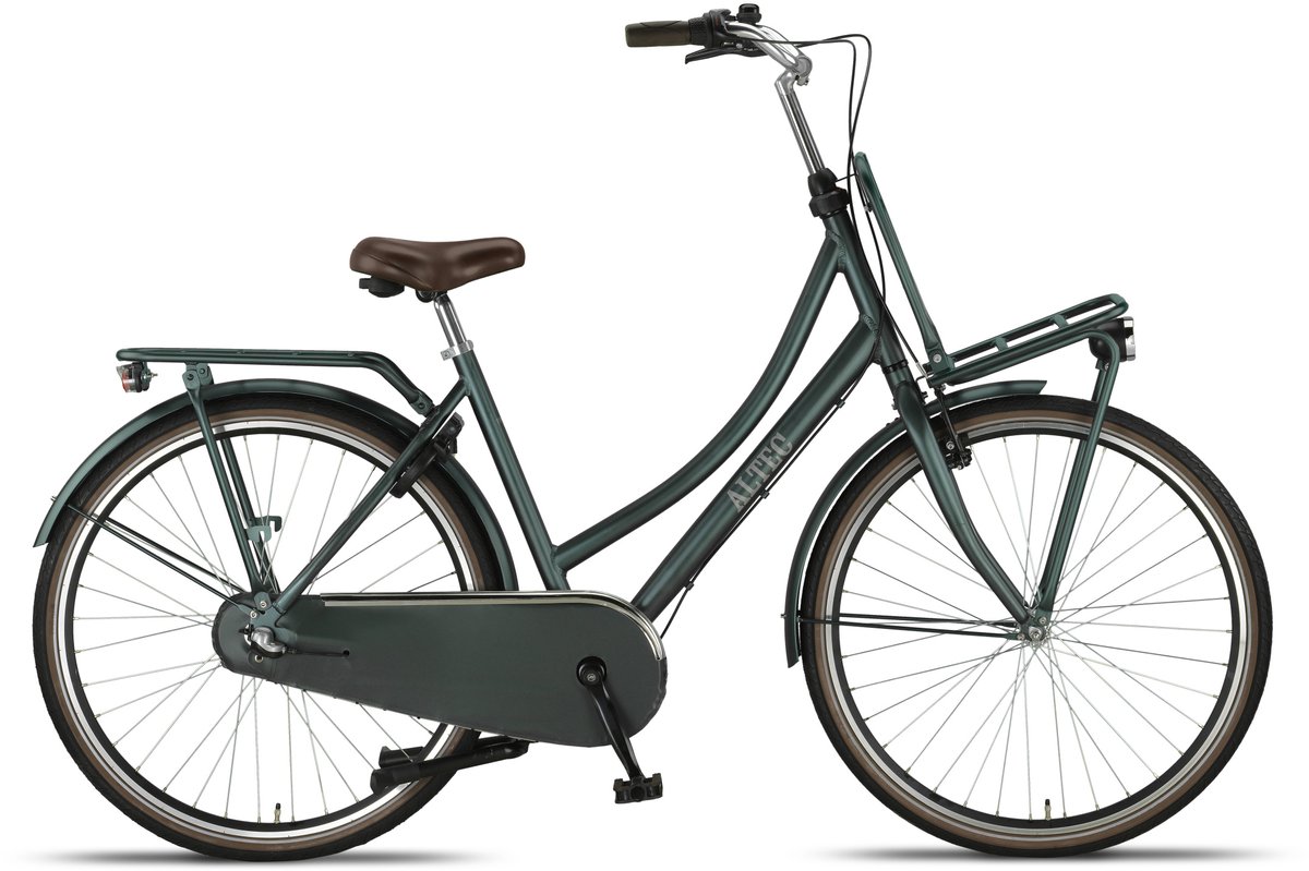 Altec Transportfiets dames Vintage 28 Inch 53 cm Dames 3V Terugtraprem Donkergroen