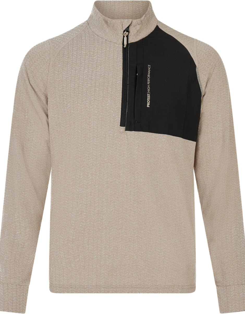 Protest PRTCatcher Skipully Heren 1/4 rits Beige