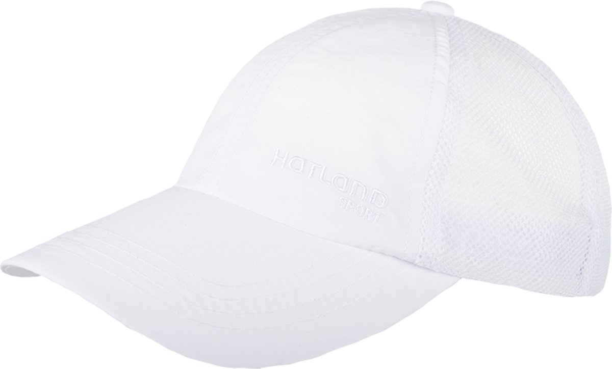 Ayax - Polyamide baseball sportcap met mesh - Wit