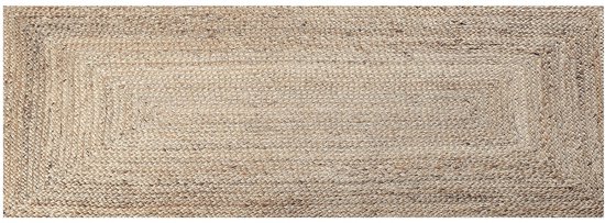 MD Entree - Keukenloper - Vloerkleed - Machinewasbaar - Cook & Wash - Woven Square Natural - 50 x 150 cm