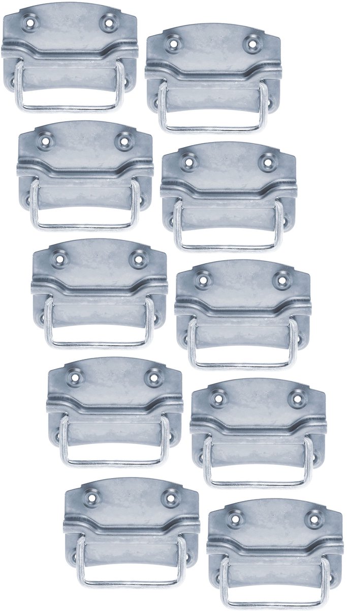 Alberts 824105 kistgreep, blauw gegalvaniseerd, 120 x 85 mm, set van 10
