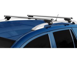 Dakdragers geschikt voor Volkswagen Tiguan II 2015-2024 Menabo Brio XL zilver