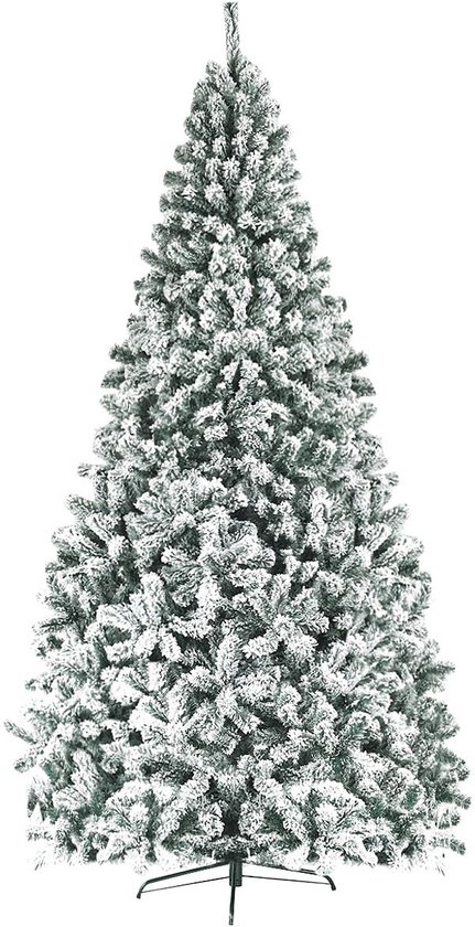 YITAHOME Kunstkerstboom, 182 cm, voorversierd met sneeuw en 250