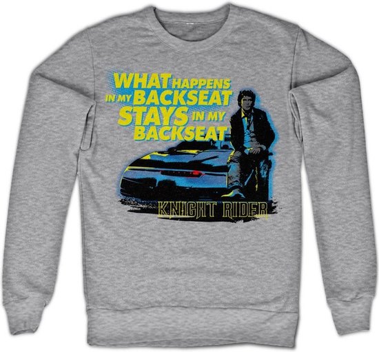 Knight Rider Sweater/trui -M- Backseat Grijs