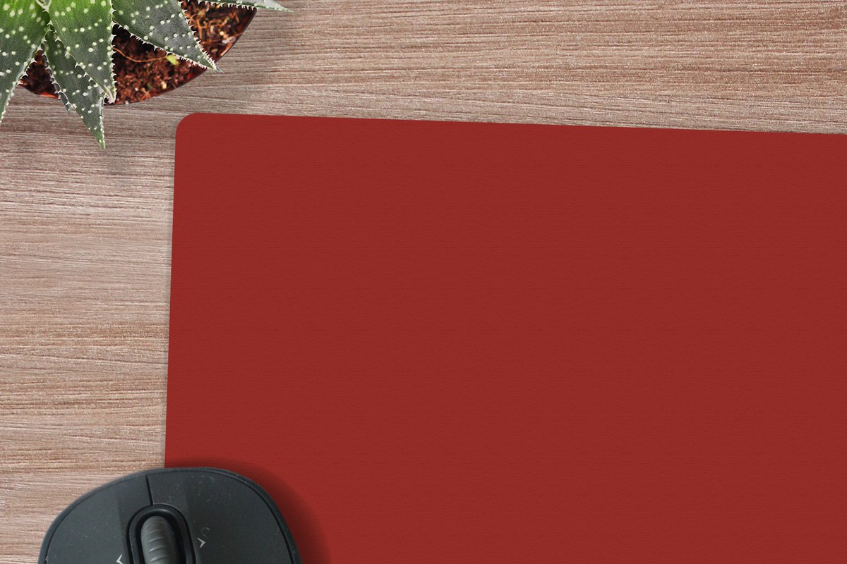 Muismat XXL 120x80 cm - Bureau onderlegger - Bureau mat Schuin - Loveyou - Rood - Bureaumat - Gaming mousepad xl - Bureaulegger groot - Computer deskmat