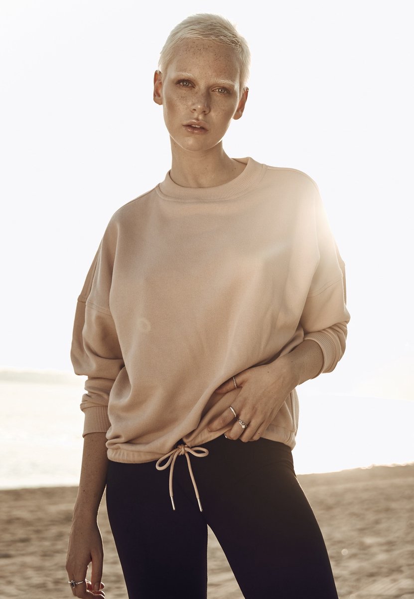 Urban Classics Oversized Crew Sweater/trui S Roze