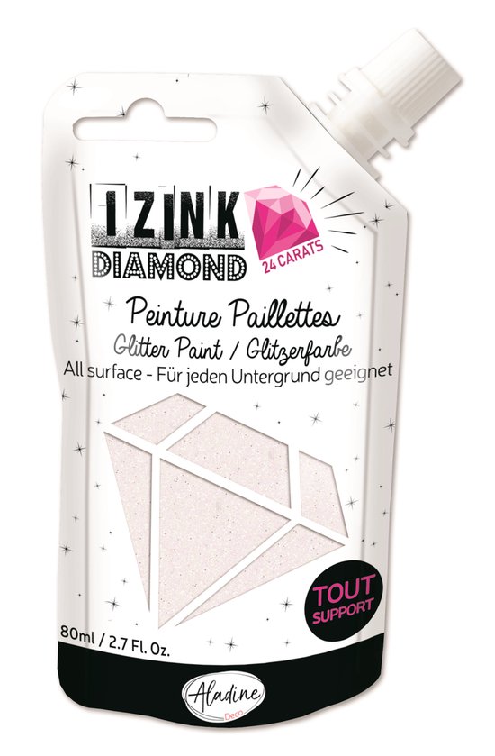 Aladine Izink Peinture scintillante Diamond 24 Carats 80 ml Nacre