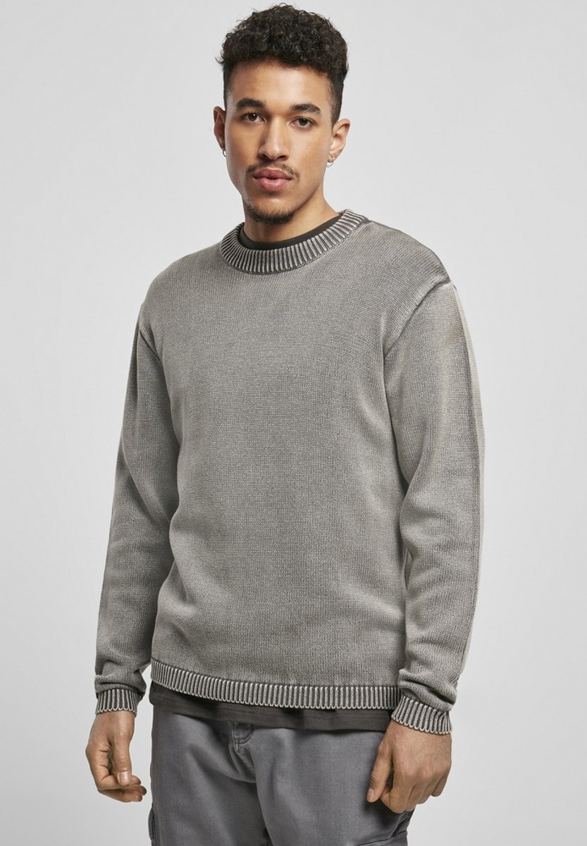 Urban Classics Washed Sweater/trui XL Grijs