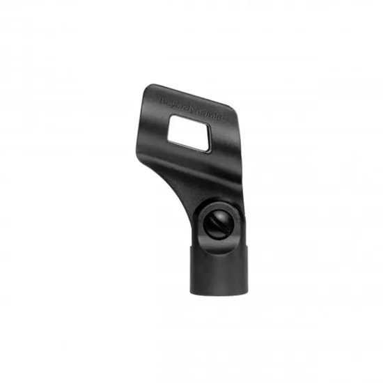 Zwarte Beyerdynamic microfoon klem met een diafragma-opening.