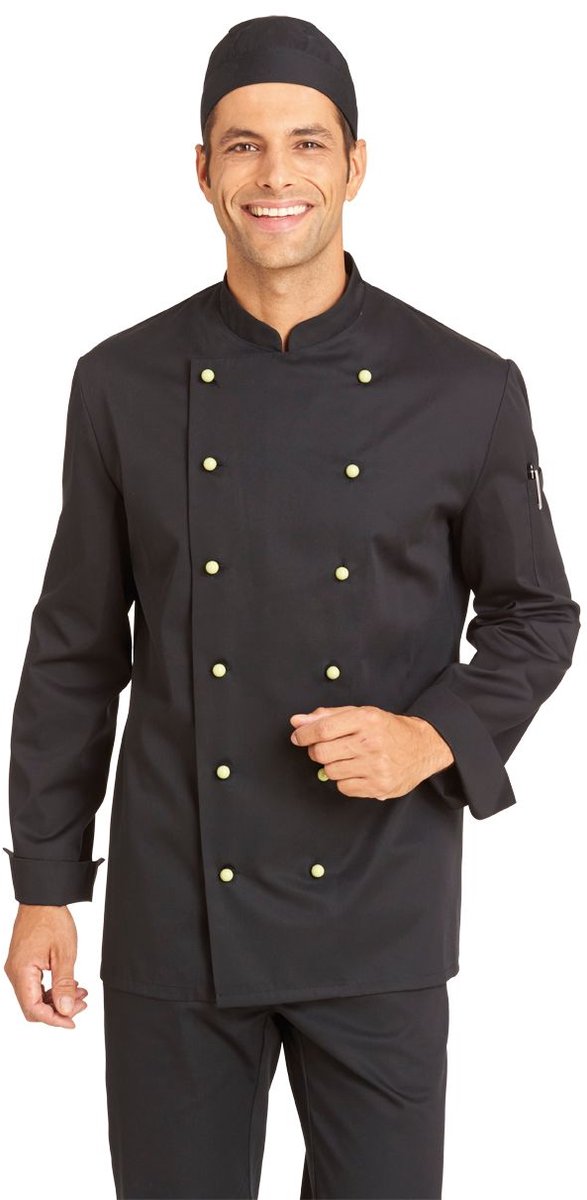 Leiber Kochjacke/Clean-Dres 12/8790/10 Schwarz-62