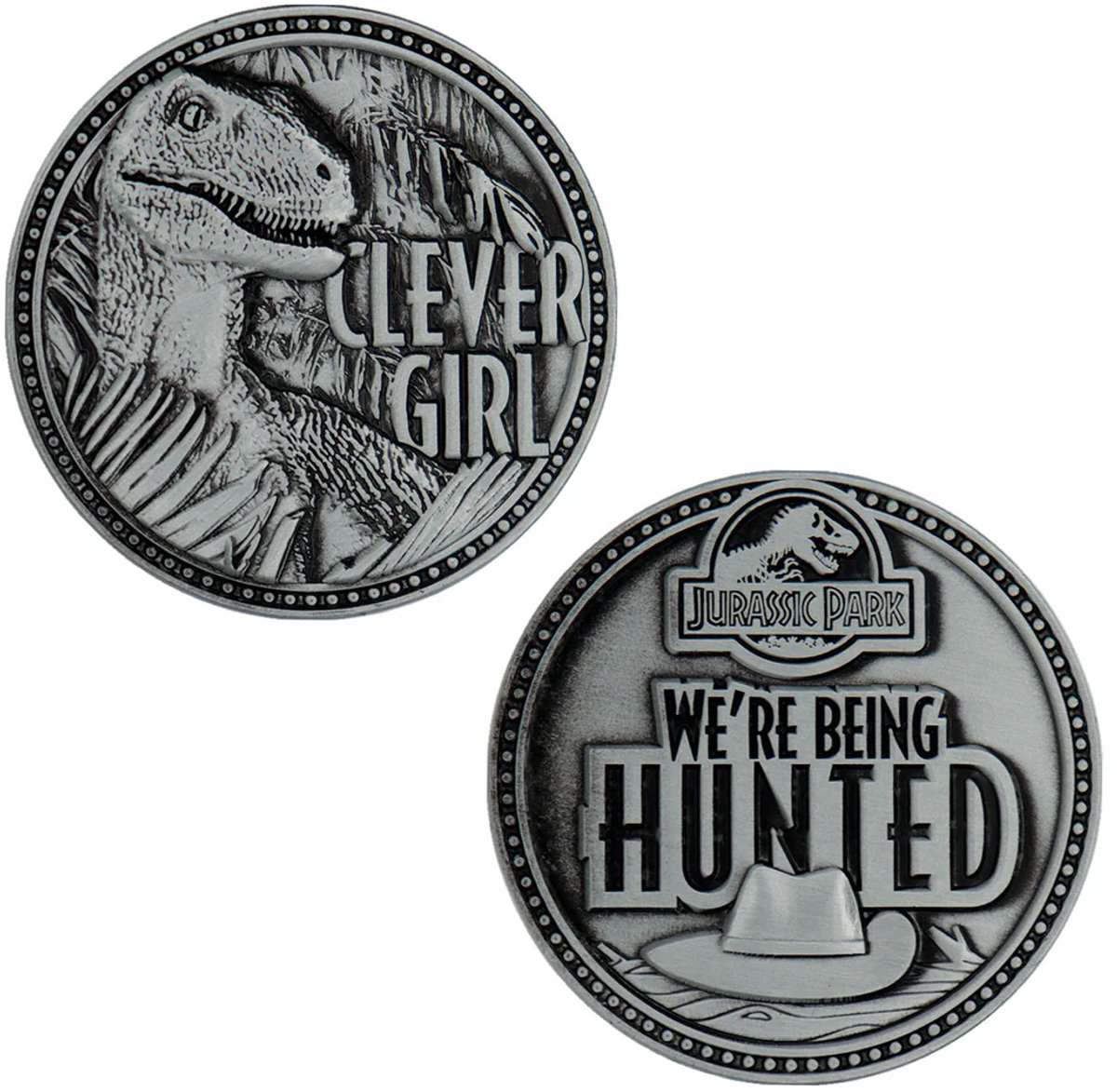 FaNaTtik Jaws Collectable Coin Velociraptor Limited Edition Coins