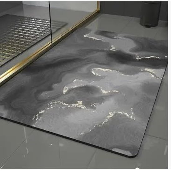 Brumag Deurmat - grijs - antislip - extra absorberend - 60 x 40 cm