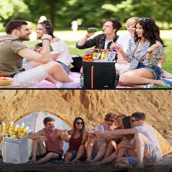 Koelrugzak, thermische rugzak, picknicktas, groot, geïsoleerd, coole tas voor mannen en vrouwen, voor picknick, wandelen, kamperen, vissen of werken van KOEL — afbeelding 3