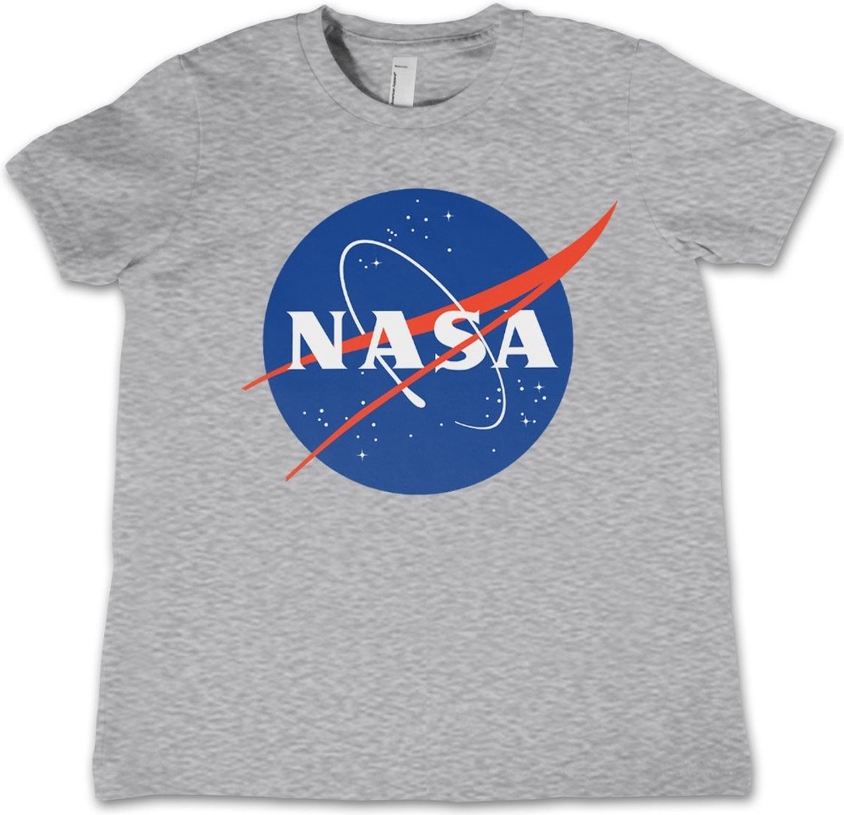 NASA Insignia Kids T-Shirt Kinder Heather-Grey-8 Jahre
