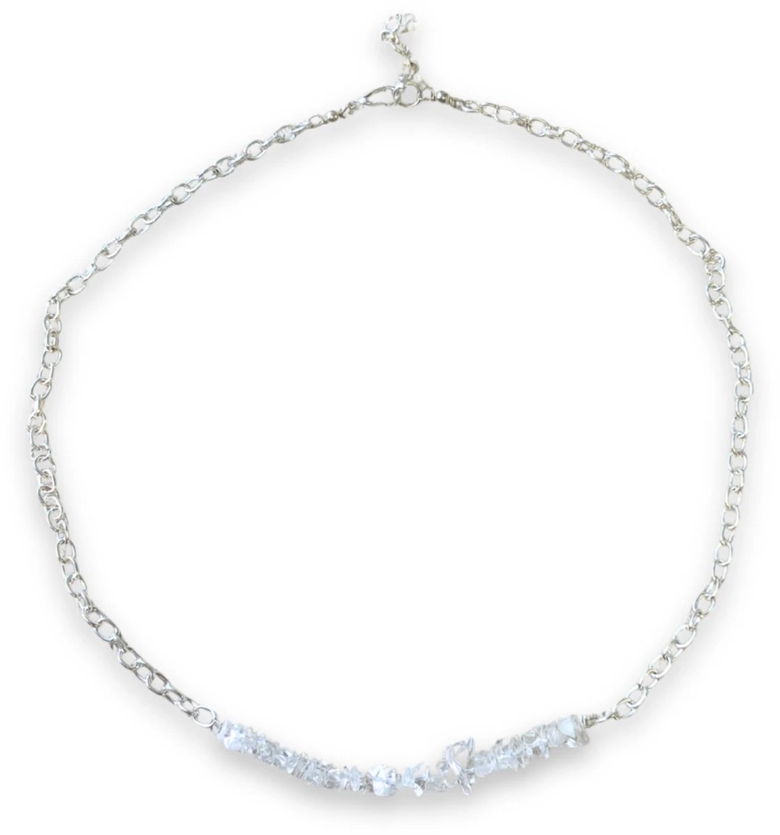Bergkristal bar ketting