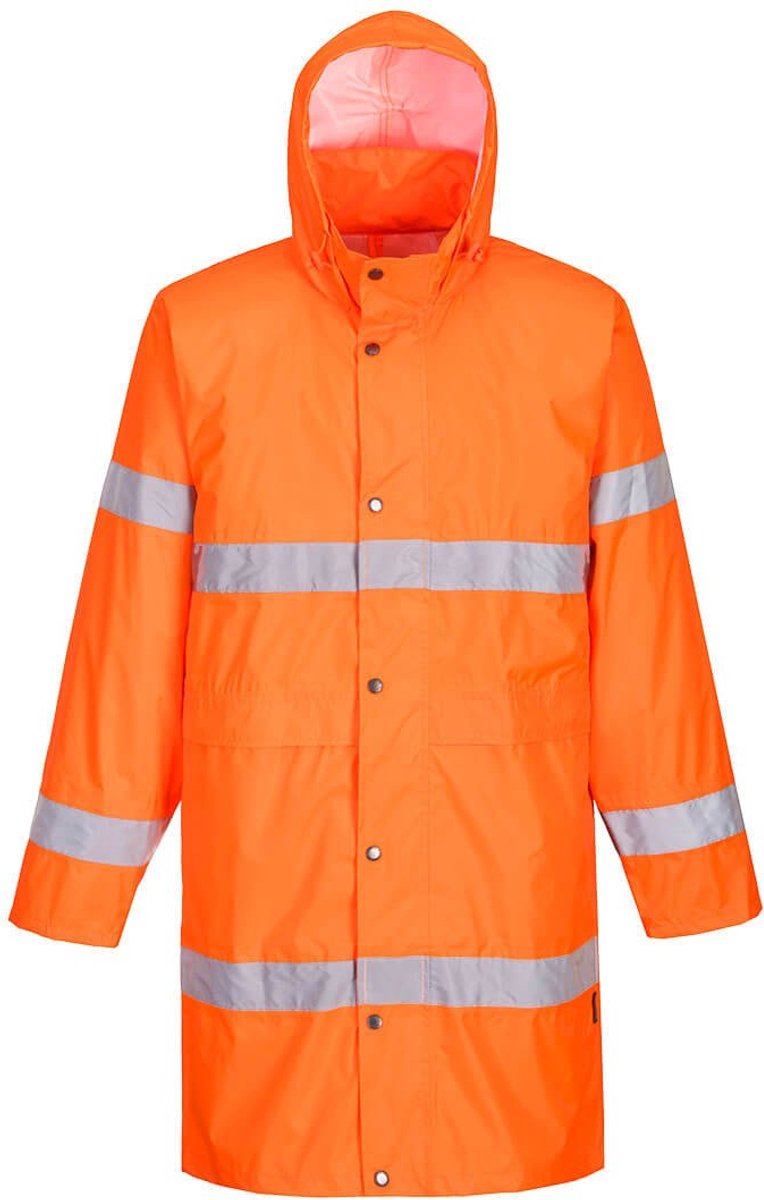Portwest Hi-Vis Regenjas 100cm H442 Oranje