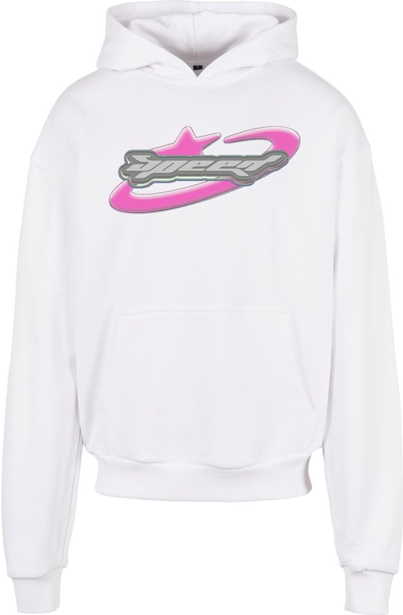 Mister Tee Speed Logo Hoodie/trui S Wit