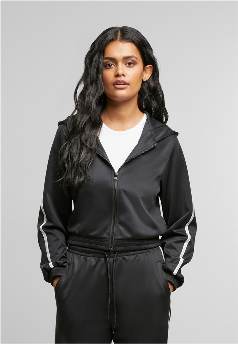 Urban Classics - Cropped Trainings jacket - M - Zwart