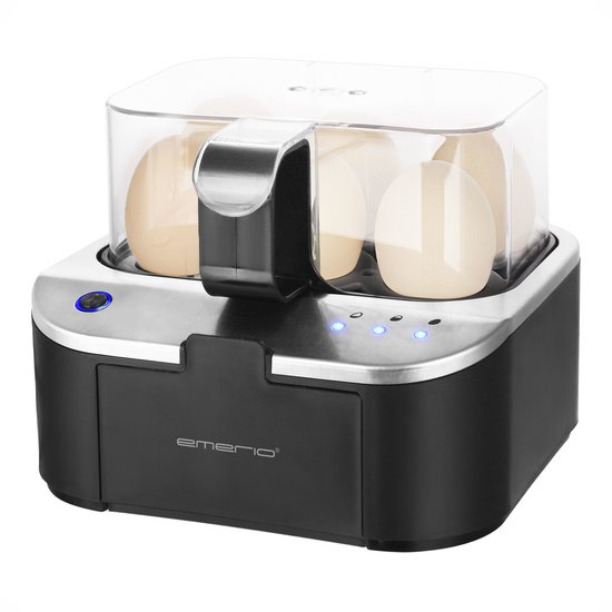 Emerio EB-123177.12 slimme eierkoker – 6 eieren – zwart