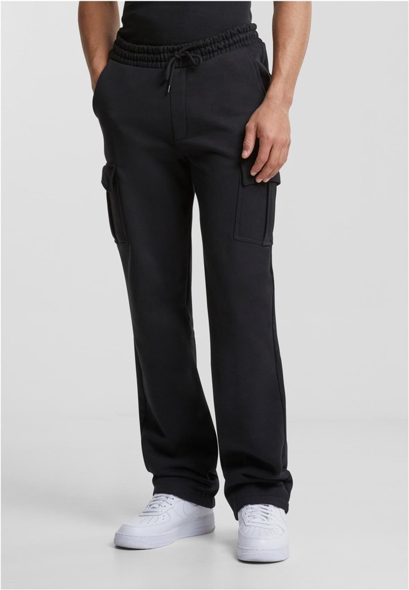 Urban Classics Heavy Straight Leg Cargo Heren joggingbroek 5XL Zwart