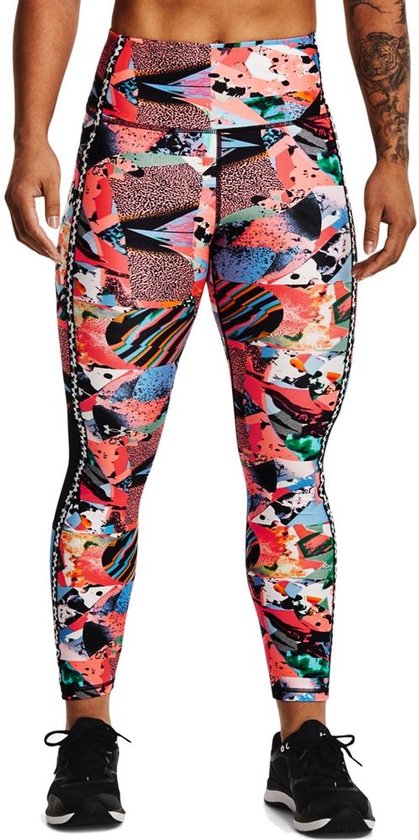 Leggings Under Armour PF AOP cheville rouge 166120 - S/M