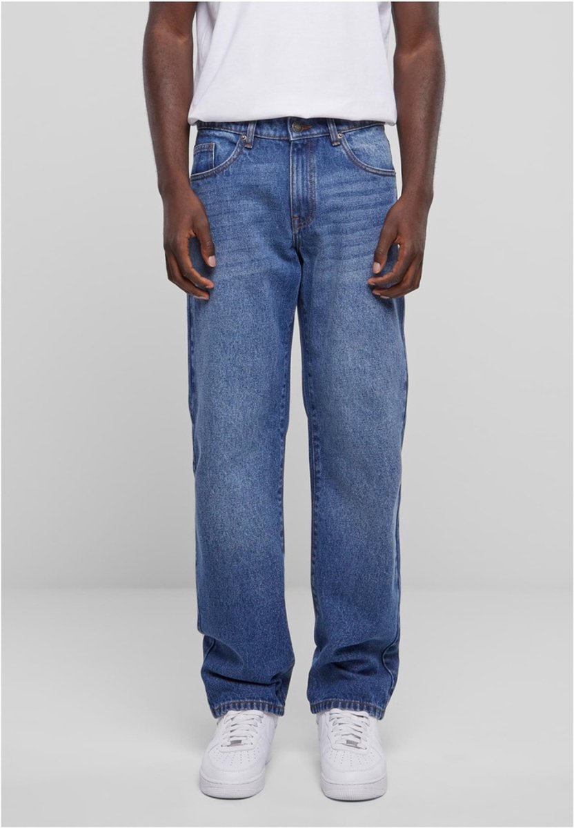 Urban Classics Heavy Ounce Straight Fit -jeans TB6396 Blauw