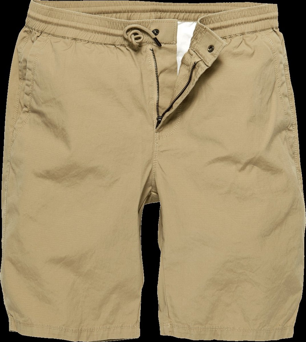 Vintage Industries korte vrijetijdsitbroek Kaiden Shorts Sand Creme