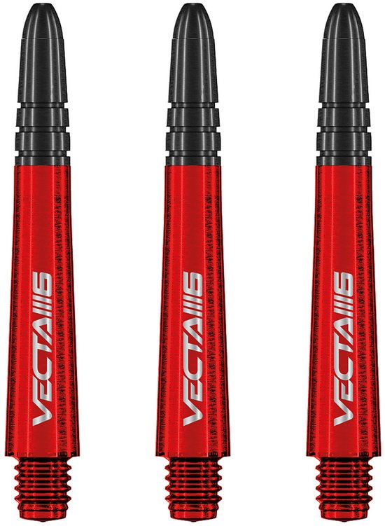 WINMAU - Vecta Blade 6 Dartschachten, Rood, Tussenliggend - 1 set per pakket (3 dartvluchten in totaal) van Winmau — afbeelding 2